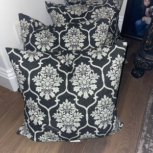 Absolutely beautiful.  High Quality. TOTAL price for all 4 pillows. Never used